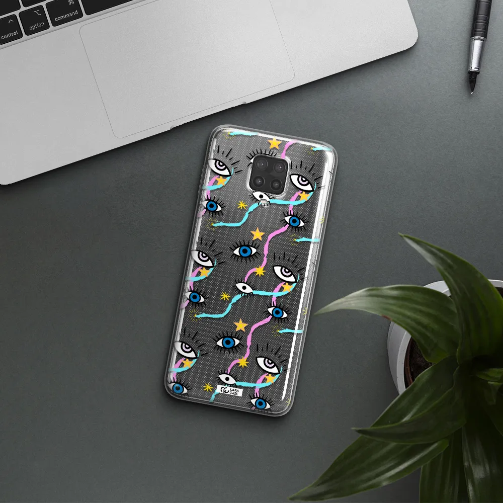 Eye And Ribbon Xiaomi Note 9 Pro Clear TPU Case