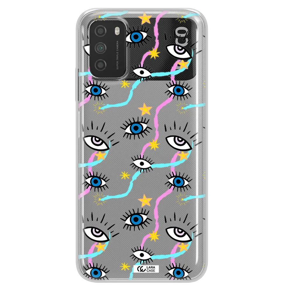 Eye And Ribbon Xiaomi Poco M3 Clear TPU Case