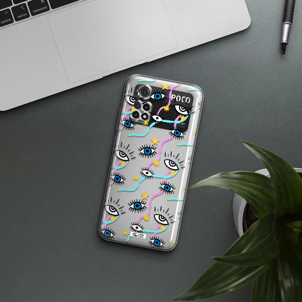 Eye And Ribbon Xiaomi Poco M4 Pro 4G Clear Tpu Case