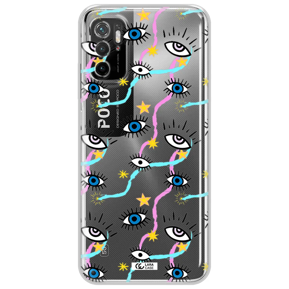 Eye And Ribbon Xiaomi Poco M4 Pro 5G Clear Tpu Case