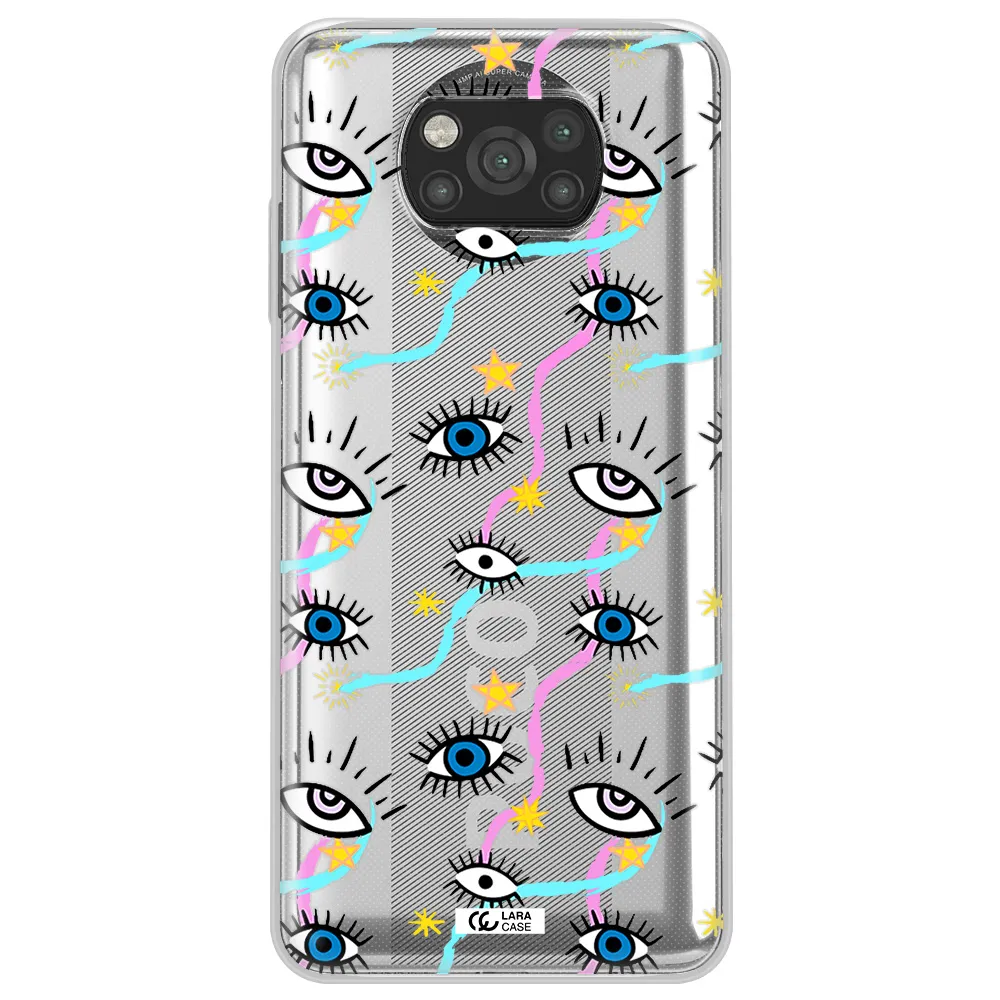 Eye And Ribbon Xiaomi Poco X3 Clear TPU Case