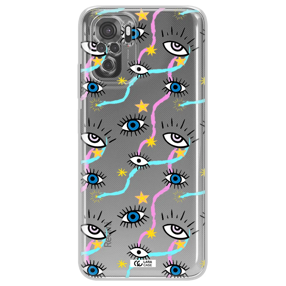 Eye And Ribbon Xiaomi Redmi Note 10S Clear Tpu Case