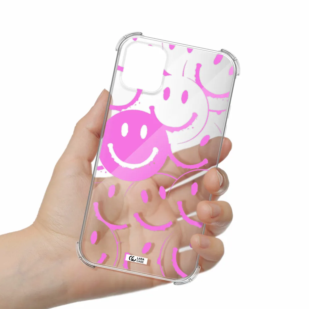 Smile Purple Apple iPhone 11 Clear PC Case