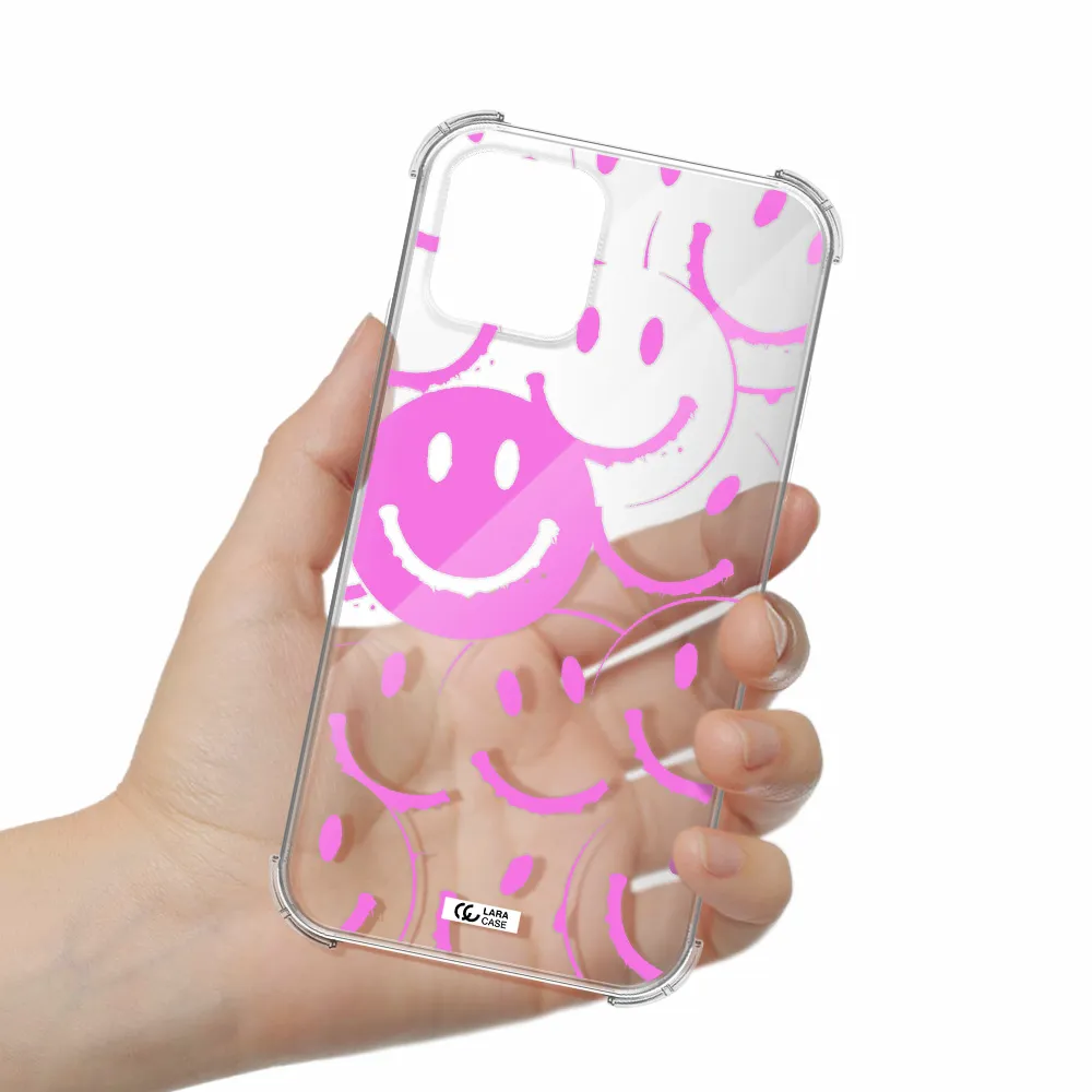 Smile Purple Apple iPhone 11 pro Clear PC Case