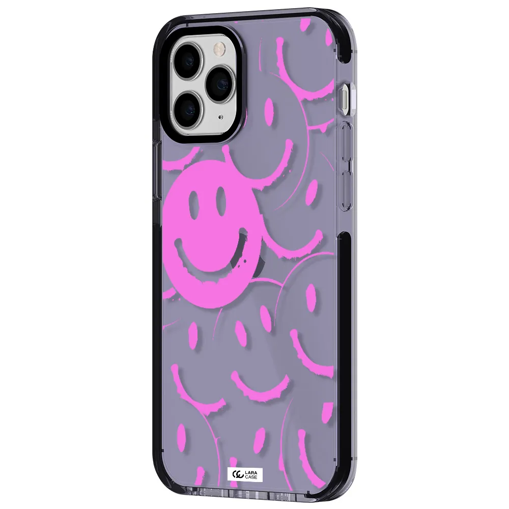 Smile Purple Apple iPhone 11 pro impact Lilac Case