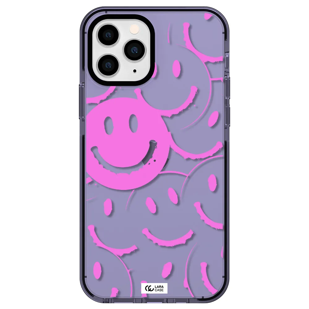 Smile Purple Apple iPhone 11 pro max impact Lilac Case