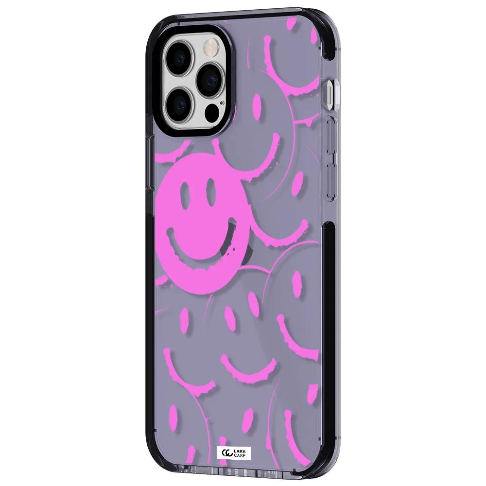 Smile Purple Apple iPhone 12 pro impact Lilac Case