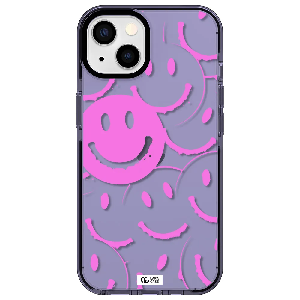 Smile Purple Apple iPhone 13 impact Lilac Case
