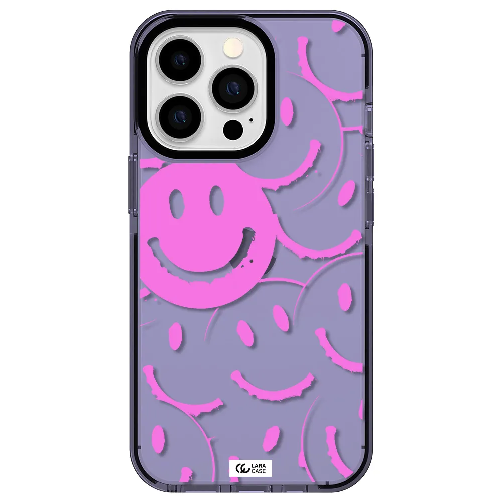 Smile Purple Apple iPhone 13 Pro impact Lilac Case