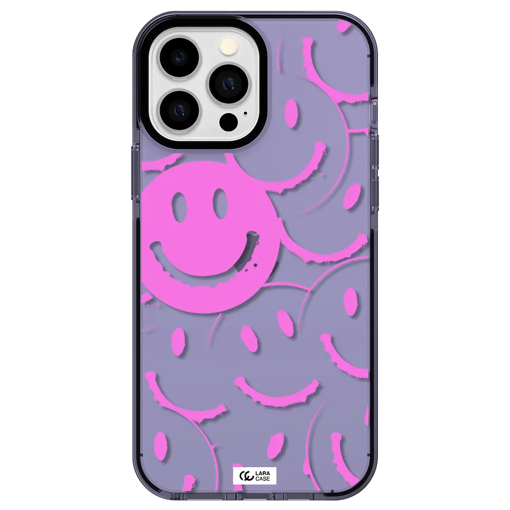 Smile Purple Apple iPhone 13 Pro Max impact Lilac Case