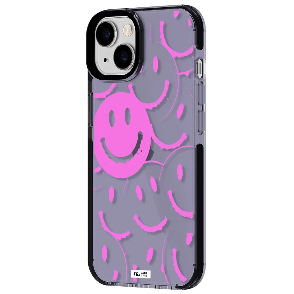 Smile Purple Apple iPhone 14 impact Lilac Case