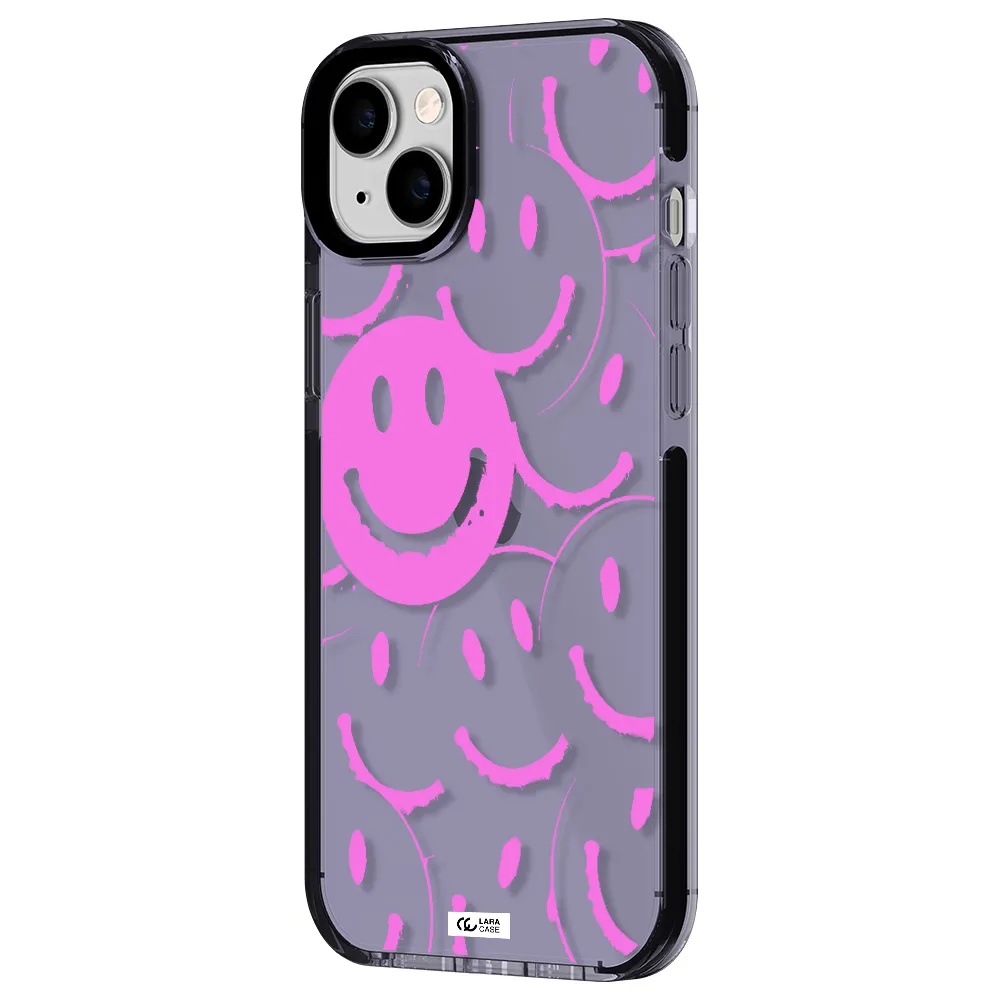 Smile Purple Apple iPhone 14 plus impact Lilac Case