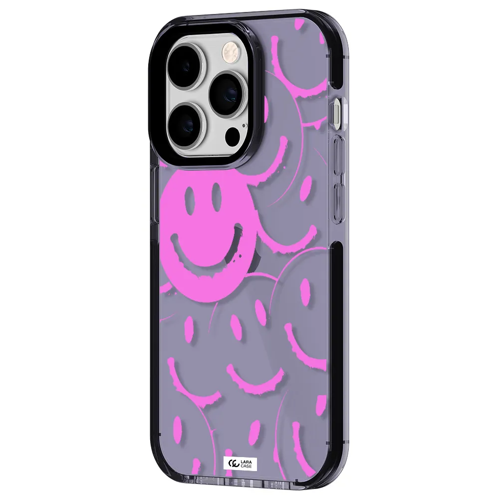 Smile Purple Apple iPhone 14 pro impact Lilac Case