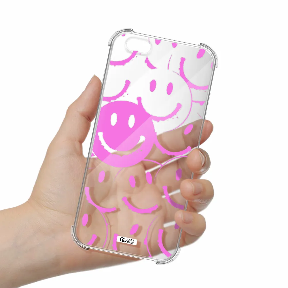 Smile Purple Apple iPhone 6S Clear PC Case