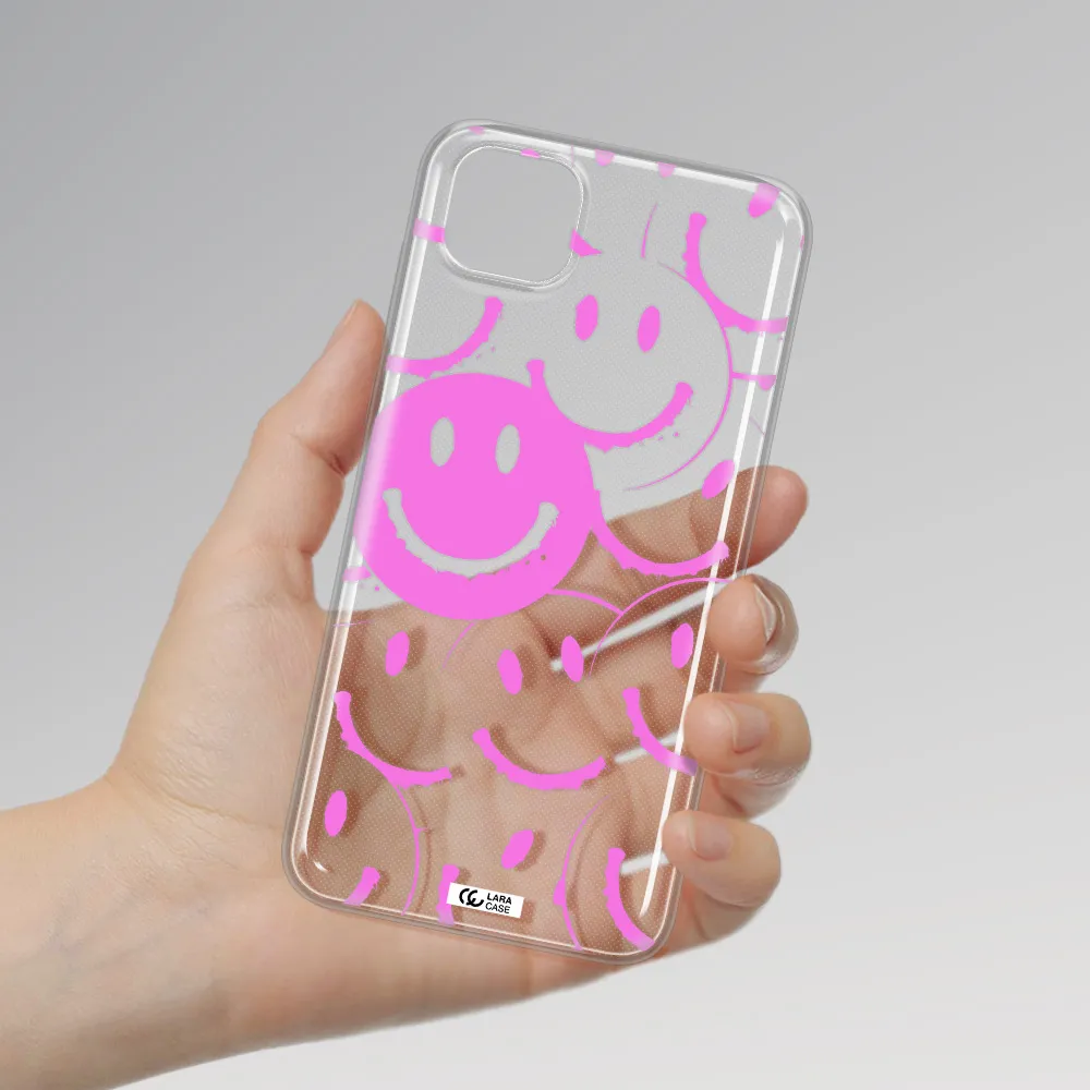 Smile Purple Huawei Honor 9S Clear TPU Case