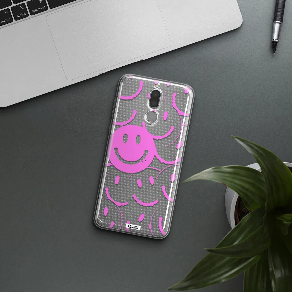 Smile Purple Huawei Mate 10 Lite Clear TPU Case