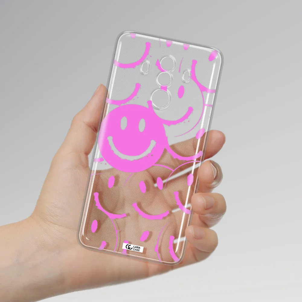 Smile Purple Huawei Mate 10 Pro Clear TPU Case