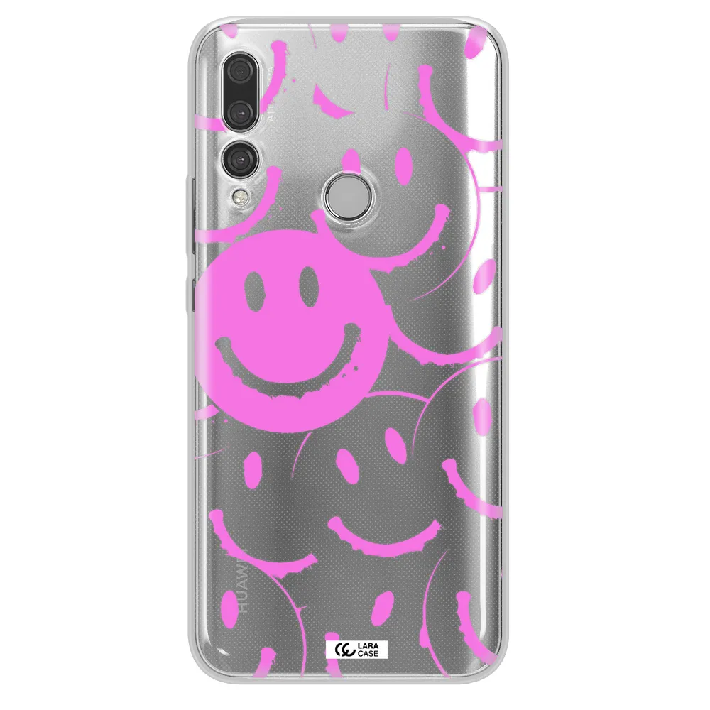 Smile Purple Huawei Y9 Prime 2019 Clear TPU Case