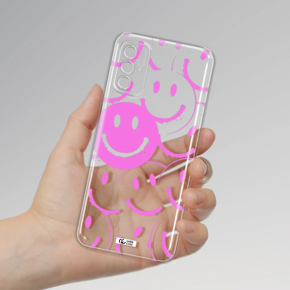 Smile Purple Xiaomi Poco M3 Pro Clear Tpu Case