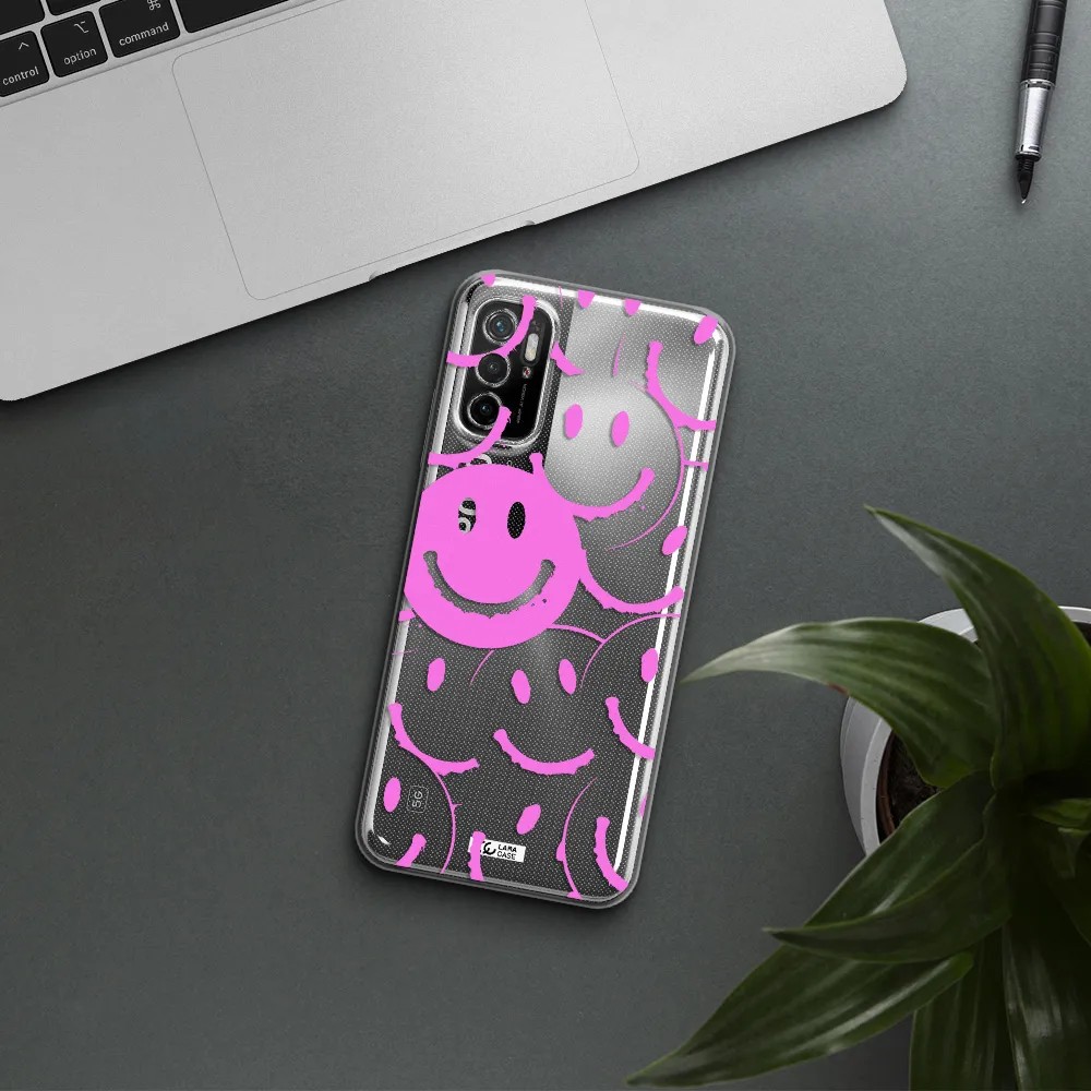 Smile Purple Xiaomi Poco M3 Pro Clear Tpu Case