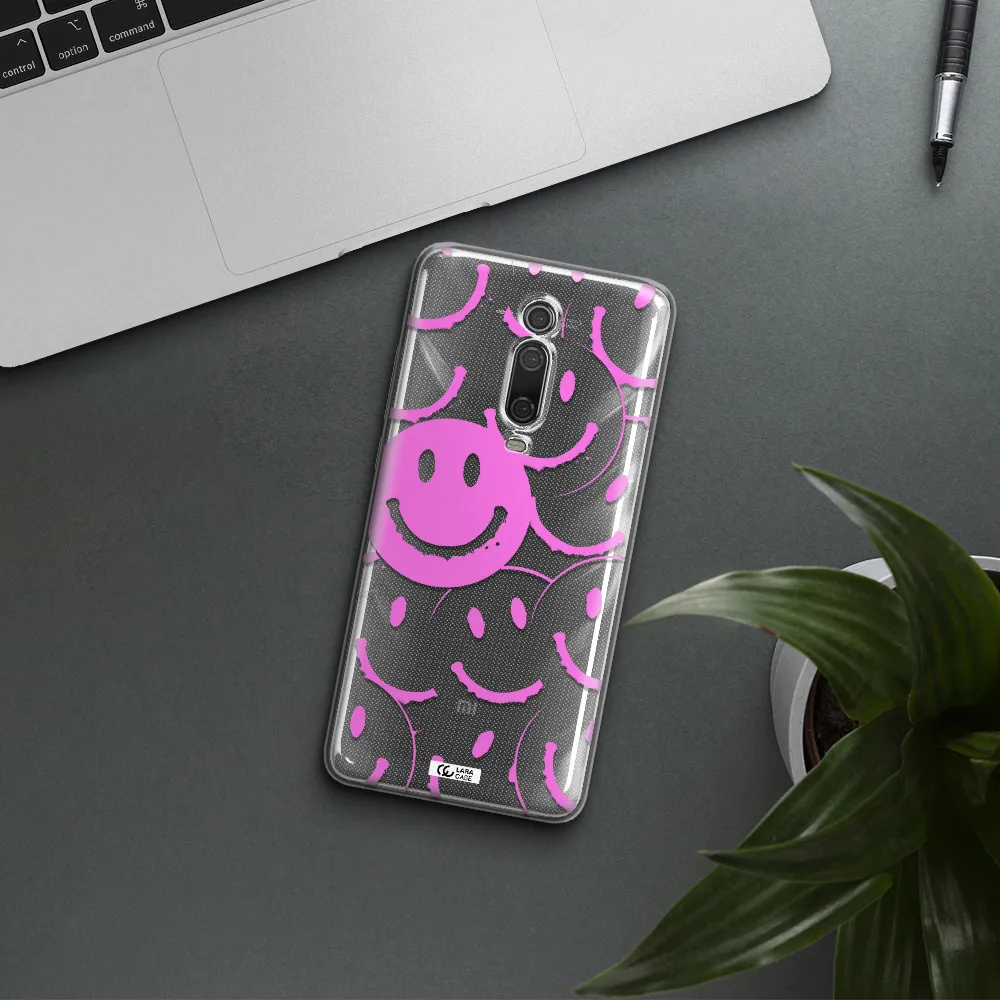 Smile Purple Xiaomi Redmi K20 Clear Tpu Case