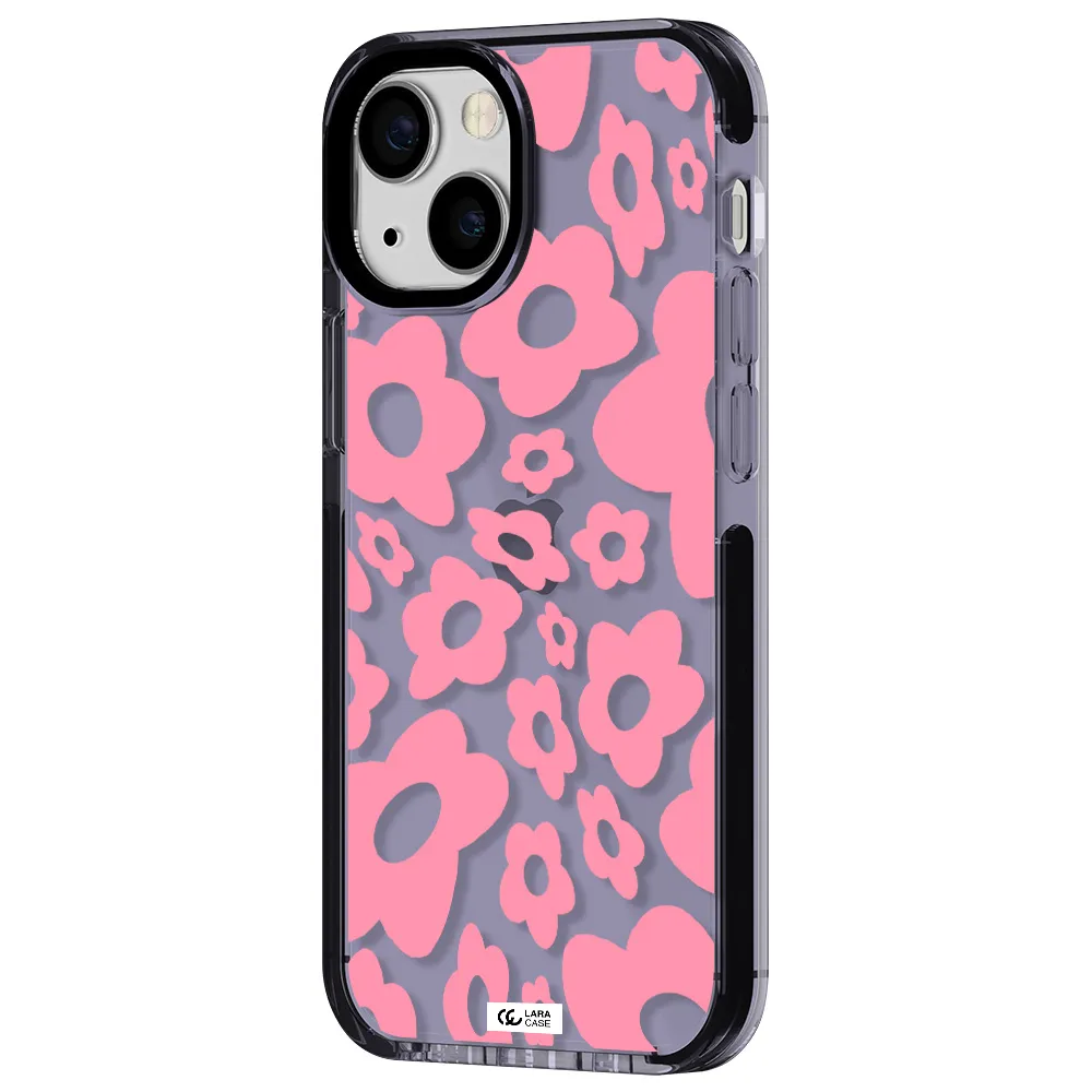 Five Petal Pink Flower Apple iPhone 13 mini impact Lilac Case