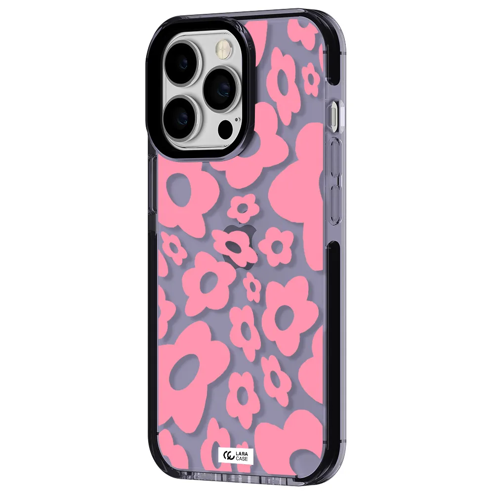 Five Petal Pink Flower Apple iPhone 13 Pro impact Lilac Case