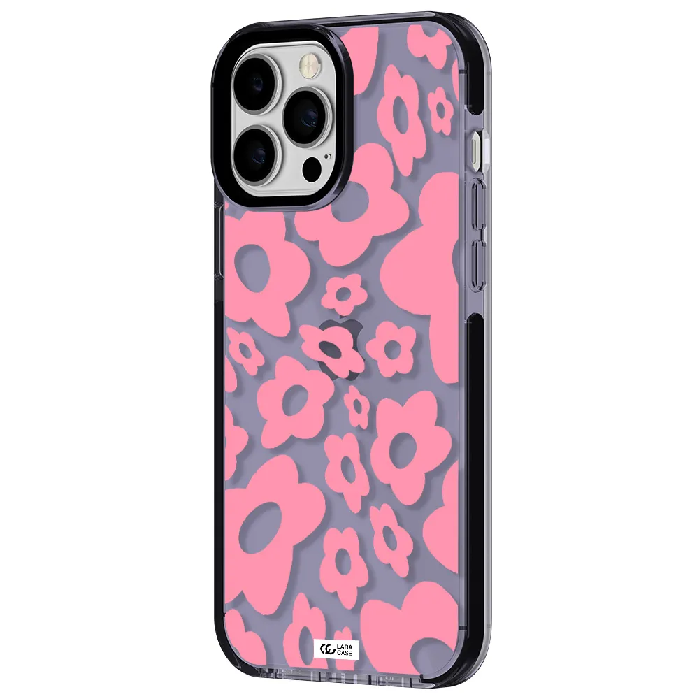 Five Petal Pink Flower Apple iPhone 13 Pro Max impact Lilac Case