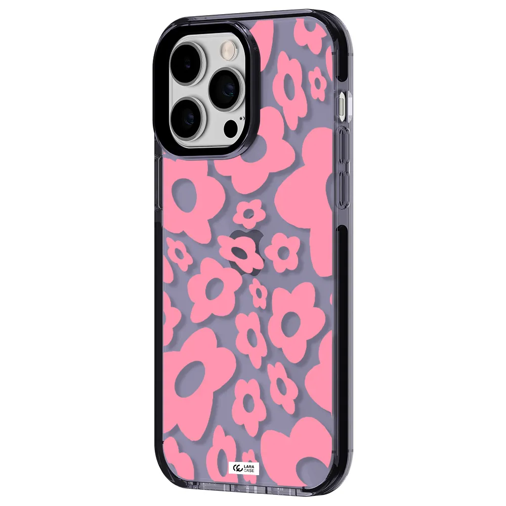 Five Petal Pink Flower Apple iPhone 15 Pro impact Lilac Case