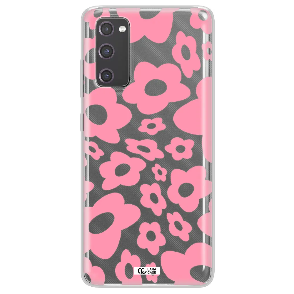 Five Petal Pink Flower Samsung S20 Fe Clear TPU Case