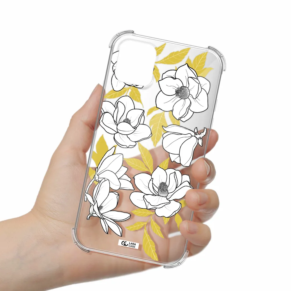 White Quince Flower Apple iPhone 11 Clear PC Case