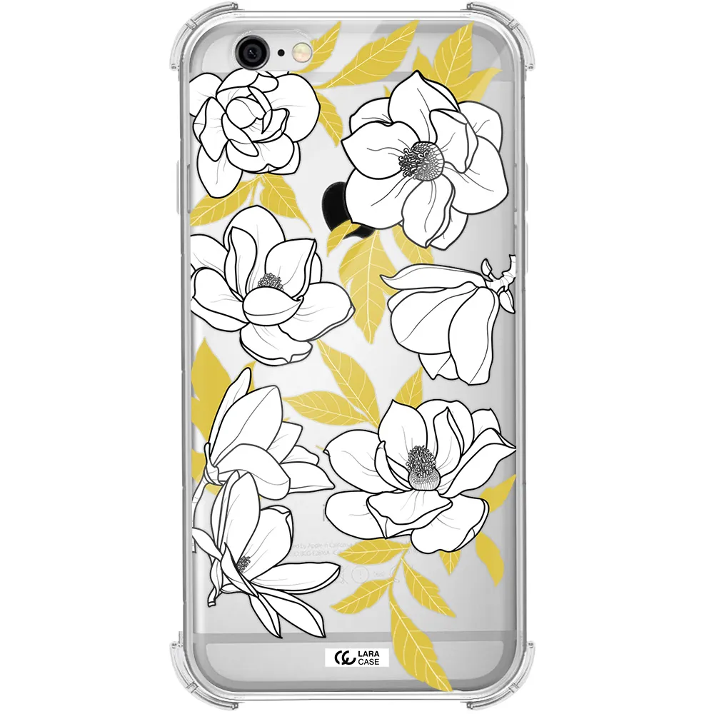 White Quince Flower Apple iPhone 6 Clear PC Case