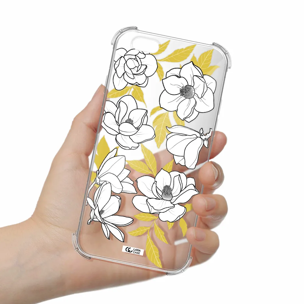 White Quince Flower Apple iPhone 6 Clear PC Case