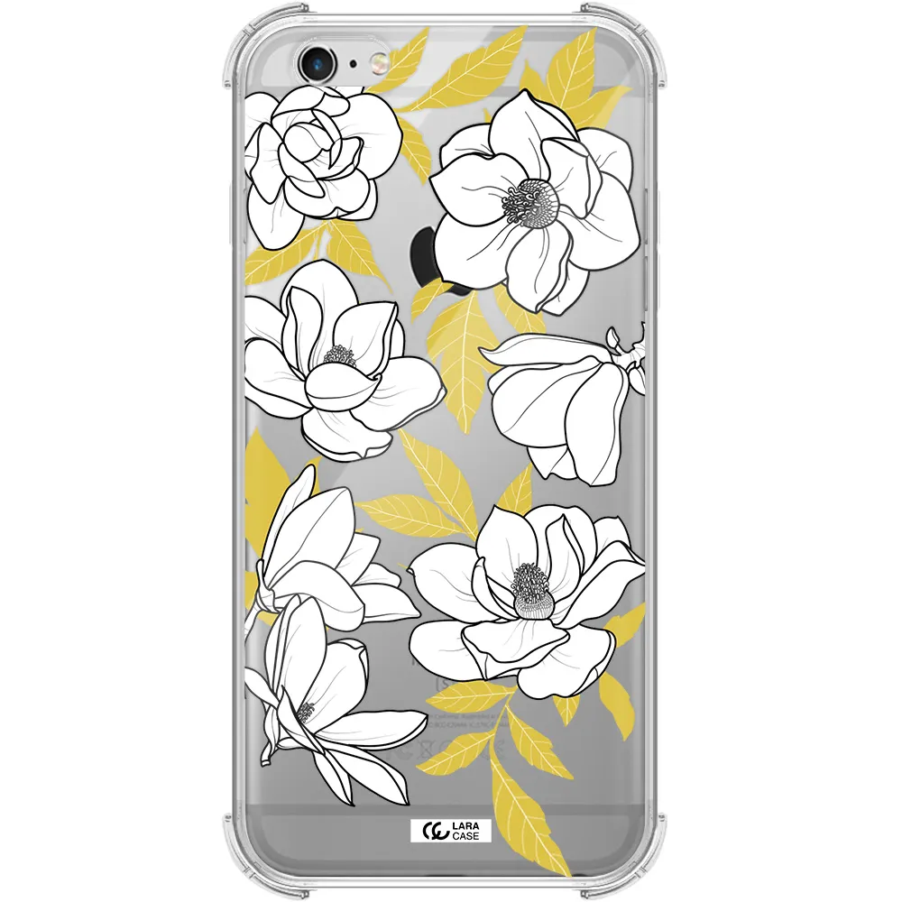 White Quince Flower Apple iPhone 6S Clear PC Case