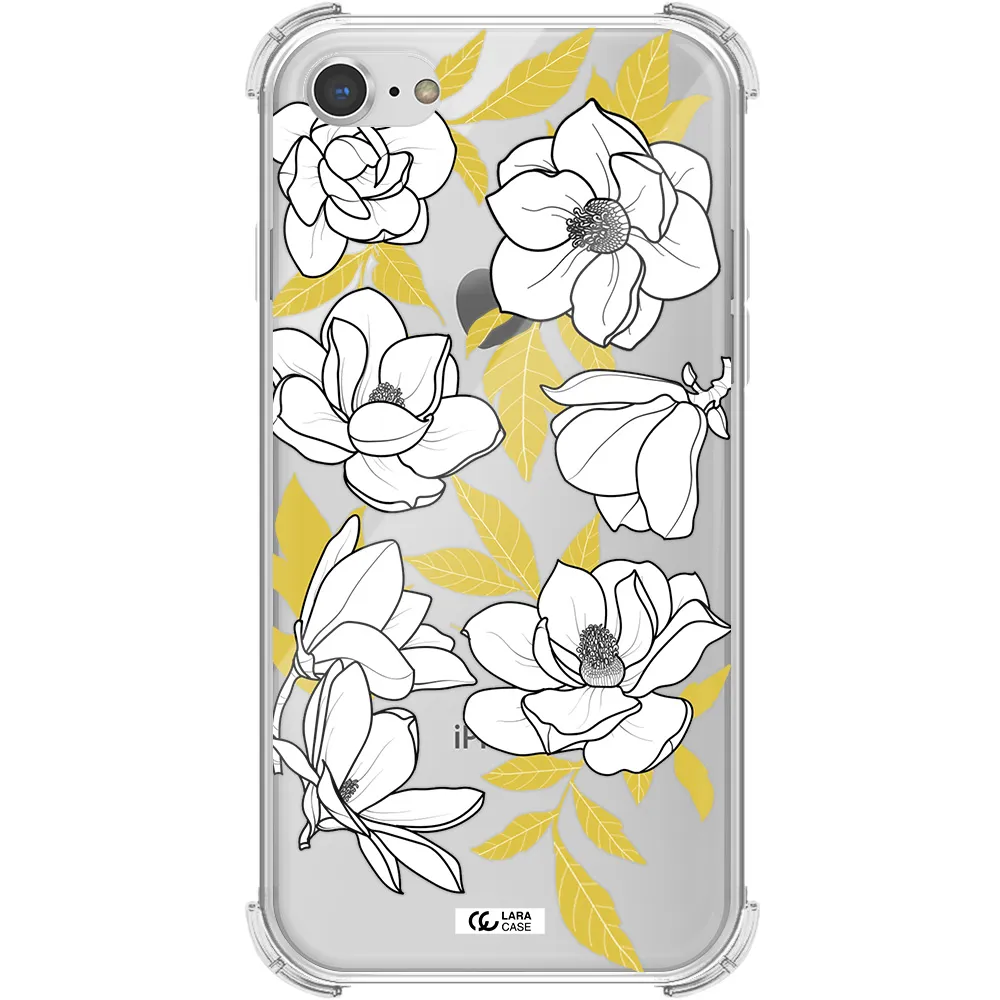 White Quince Flower Apple iPhone 7 Clear PC Case