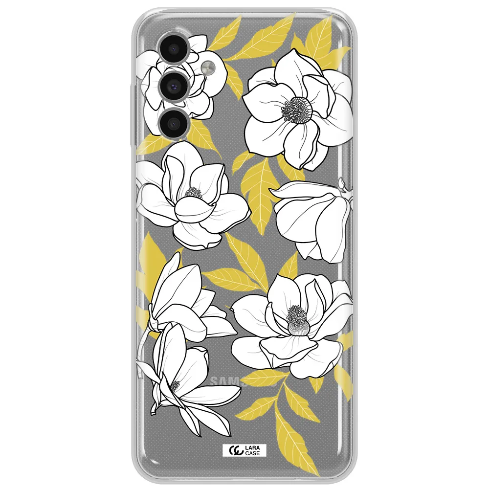 White Quince Flower Samsung A13 5G Clear Tpu Case