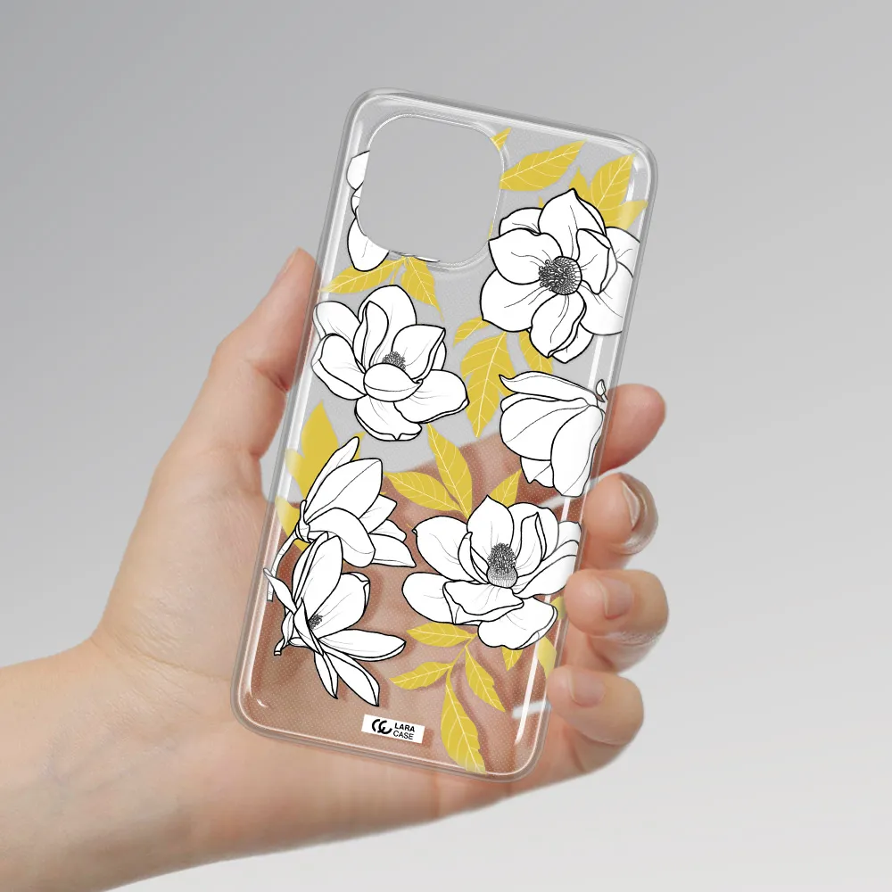White Quince Flower Xiaomi Mi 11 Lite Clear TPU Case