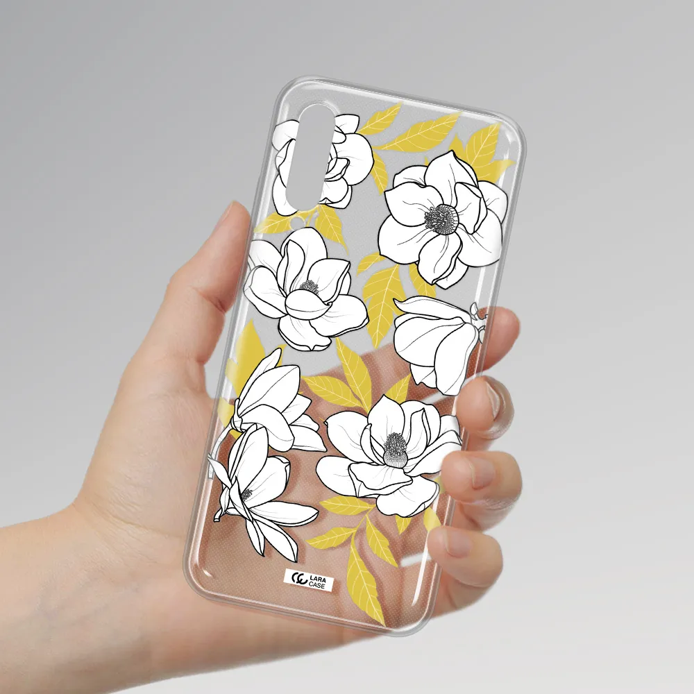 White Quince Flower Xiaomi Mi A3 Clear Tpu Case