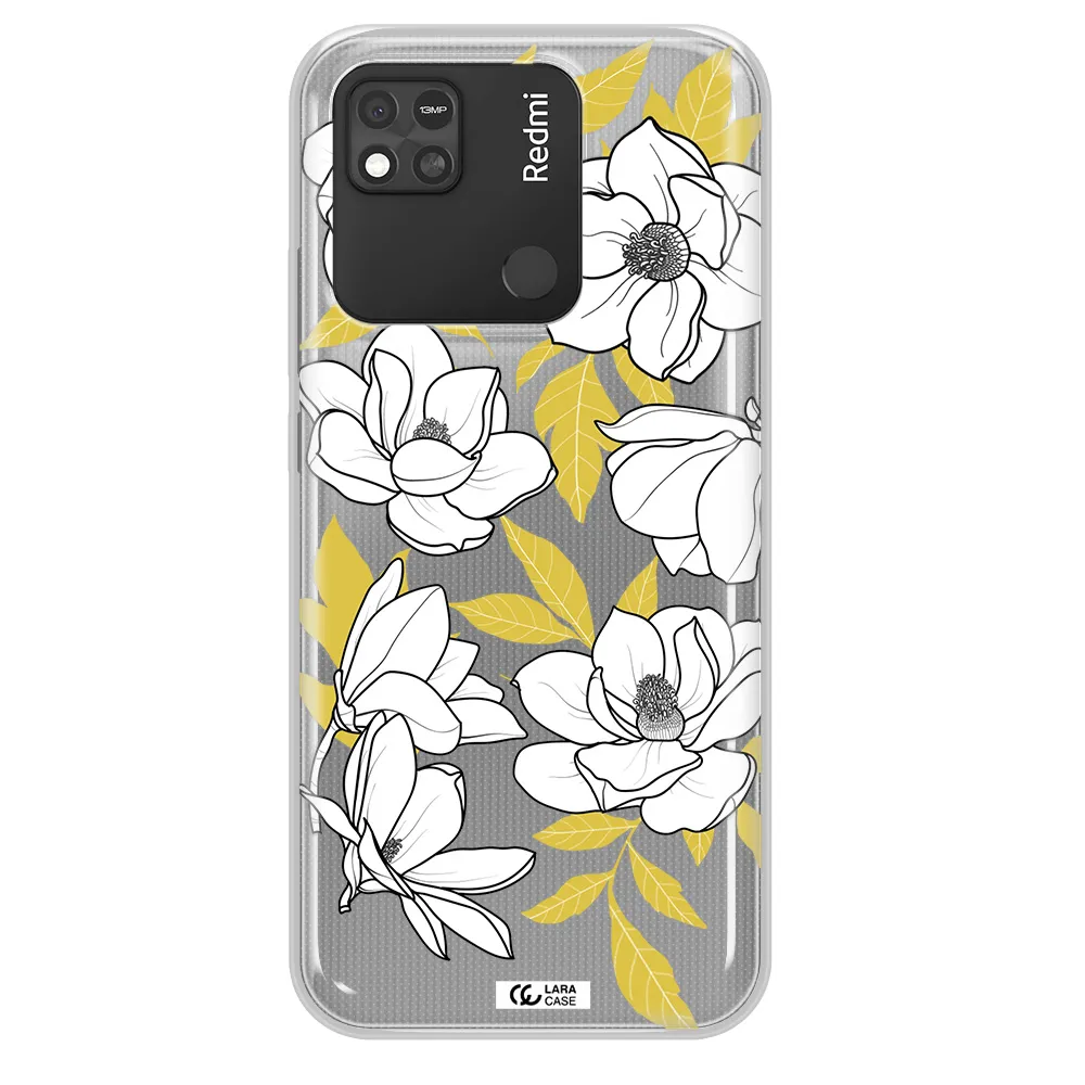 White Quince Flower Xiaomi Redmi 10A Clear TPU Case