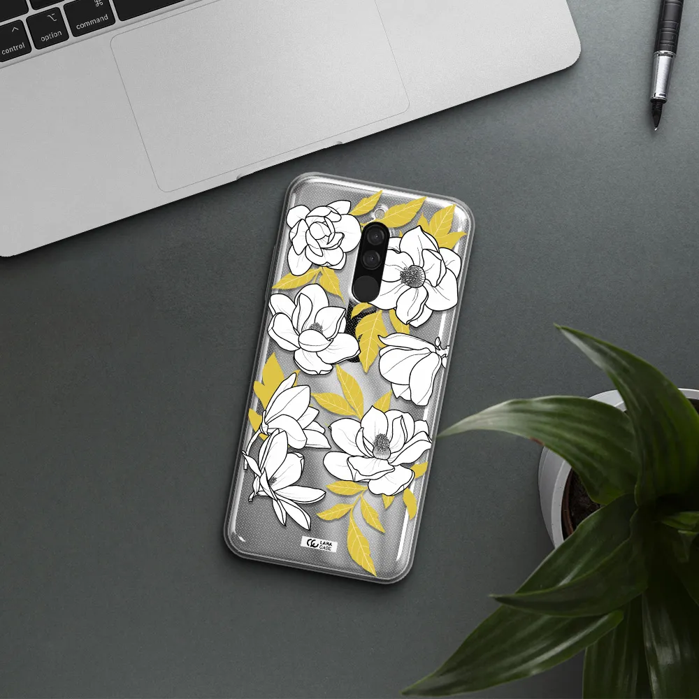 White Quince Flower Xiaomi Redmi 8 Clear Tpu Case