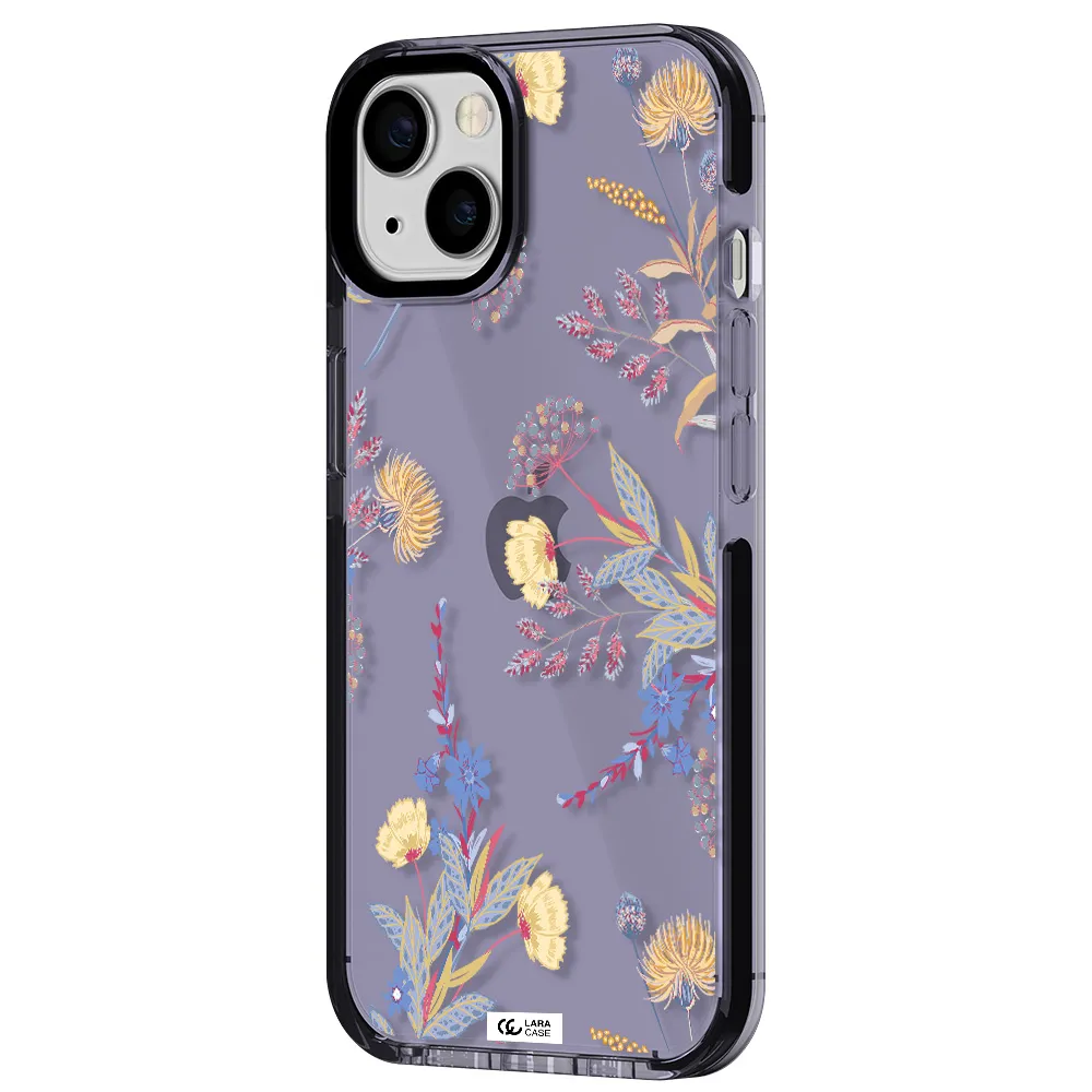 Pastel Fall Flowers Apple iPhone 13 impact Lilac Case