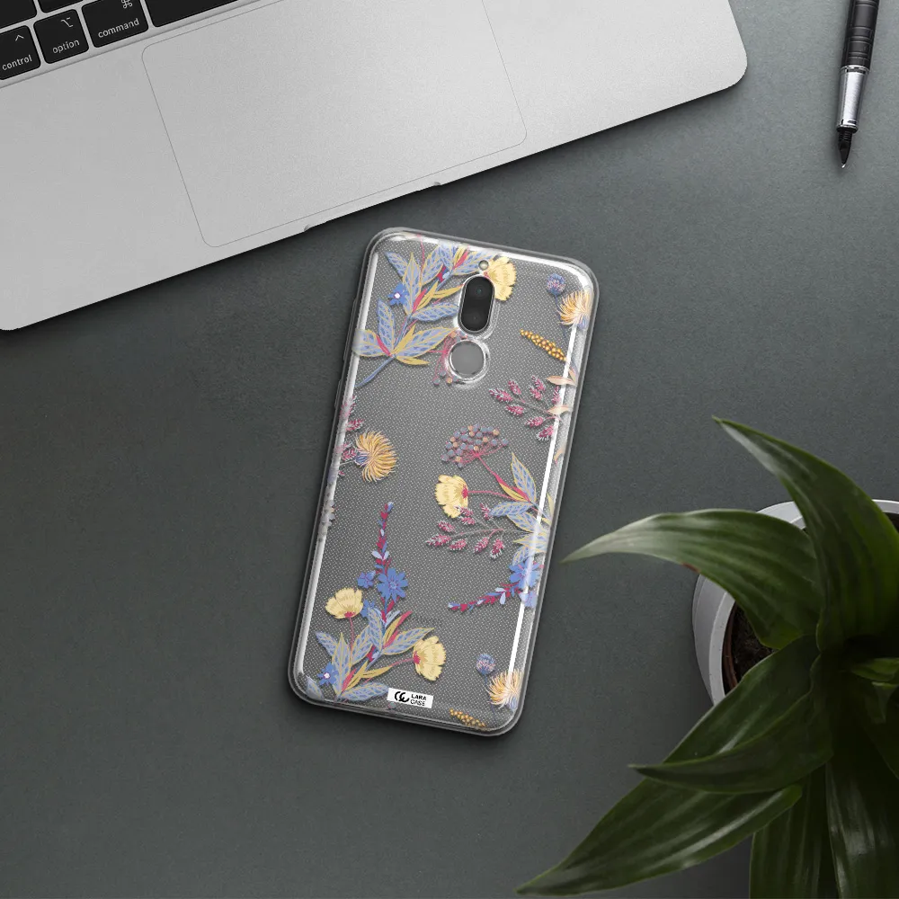 Pastel Fall Flowers Huawei Mate 10 Lite Clear TPU Case