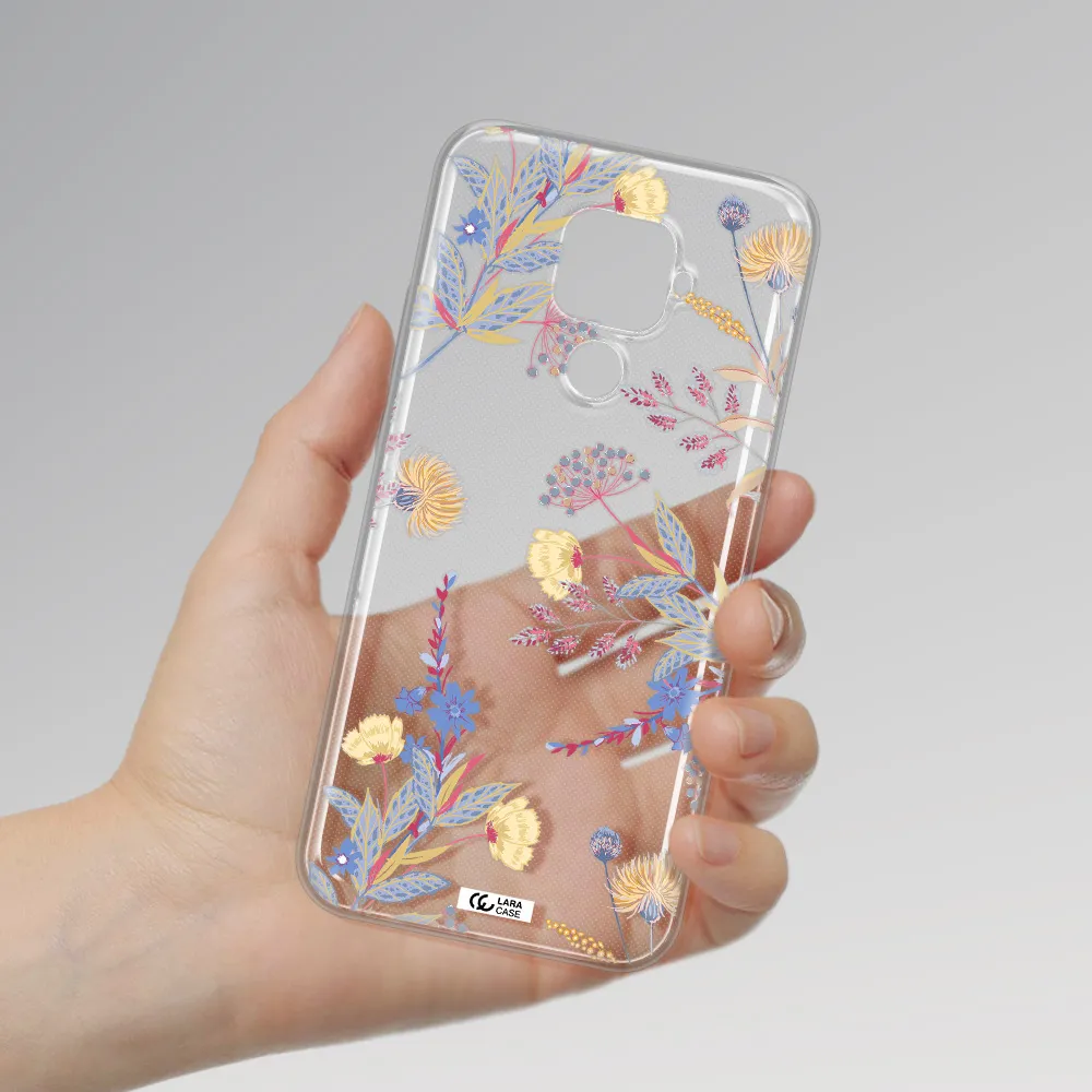 Pastel Fall Flowers Huawei Mate 30 Lite Clear TPU Case