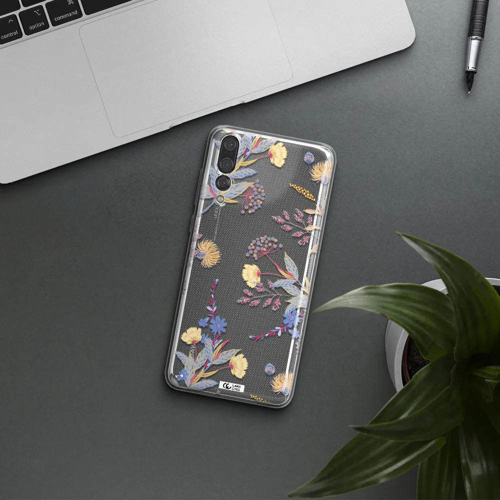 Pastel Fall Flowers Huawei P20 Pro Clear TPU Case