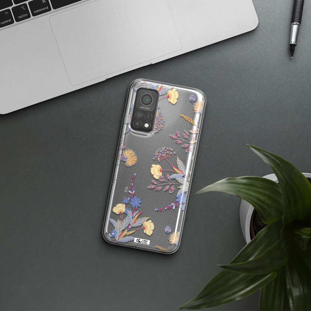 Pastel Fall Flowers Xiaomi Mi 10 T Pro Clear TPU Case
