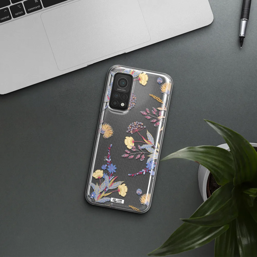 Pastel Fall Flowers Xiaomi Mi 10T Clear TPU Case