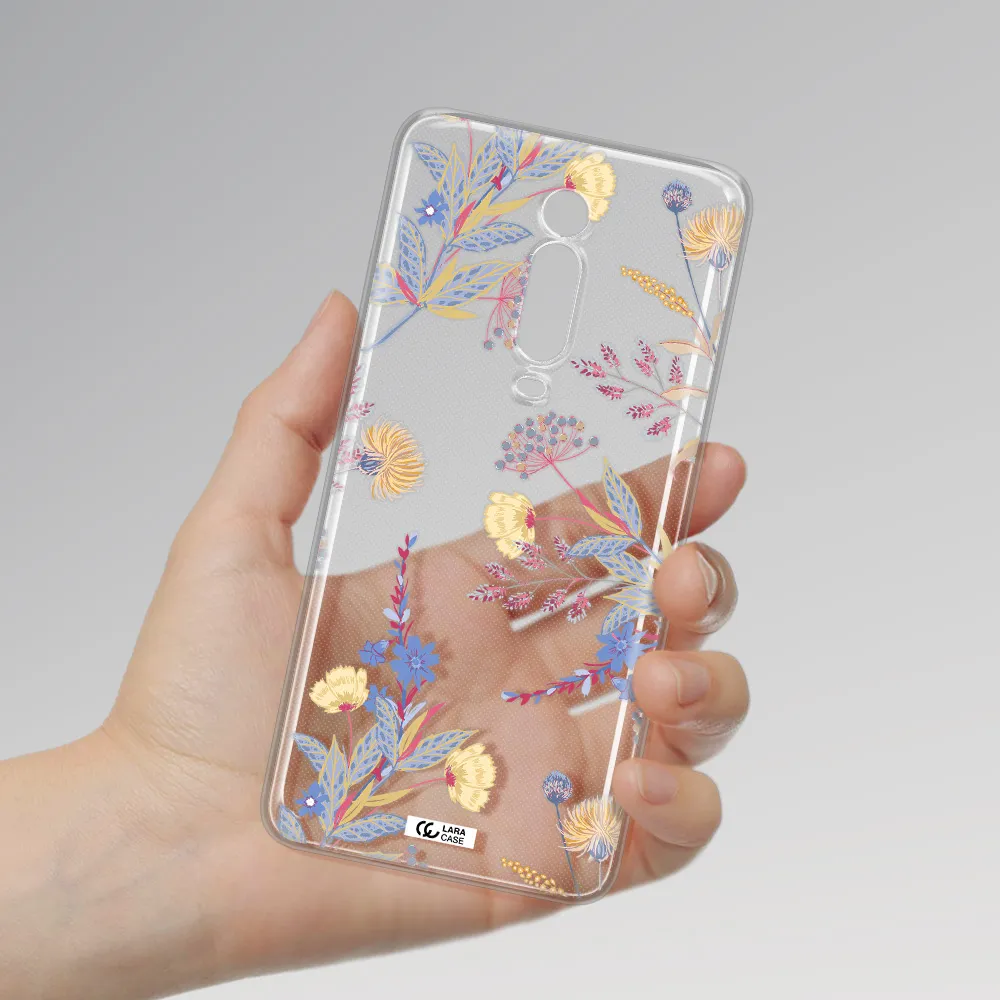 Pastel Fall Flowers Xiaomi Mi 9T Clear TPU Case