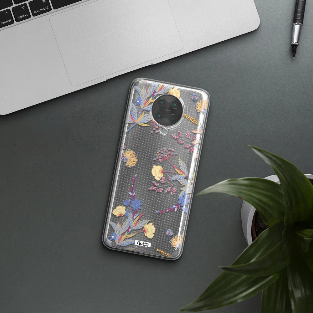 Pastel Fall Flowers Xiaomi Poco F2 Pro Clear TPU Case