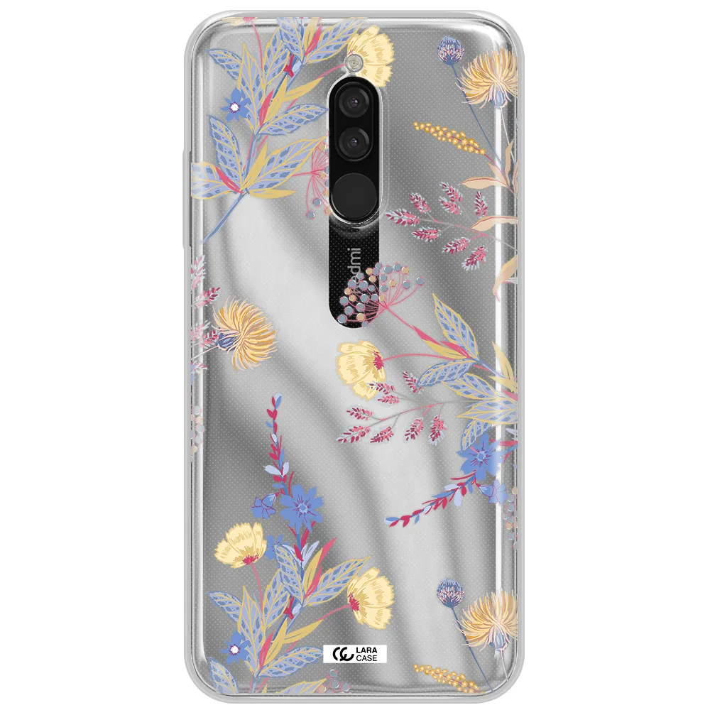 Pastel Fall Flowers Xiaomi Redmi 8 Clear Tpu Case