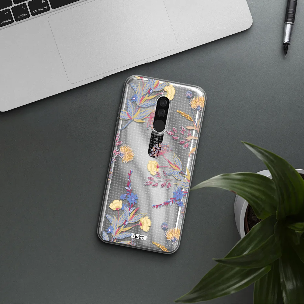 Pastel Fall Flowers Xiaomi Redmi 8 Clear Tpu Case